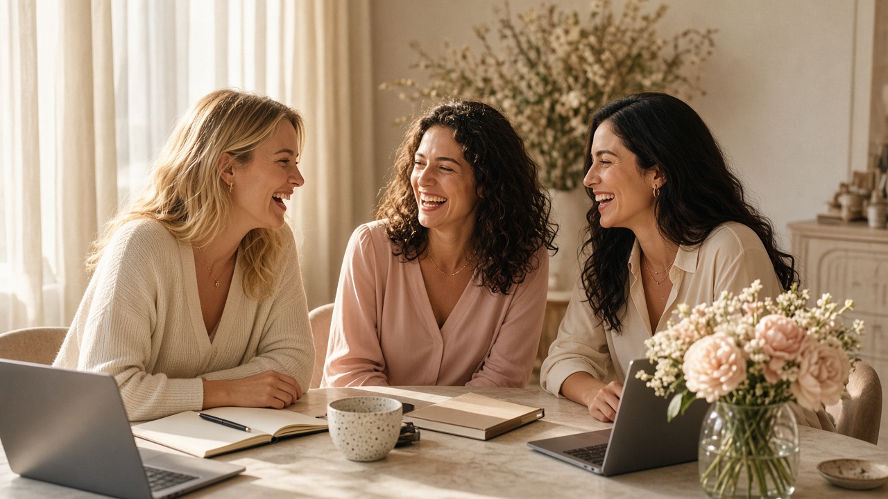 Frauen, die gemeinsam ihr Business starten